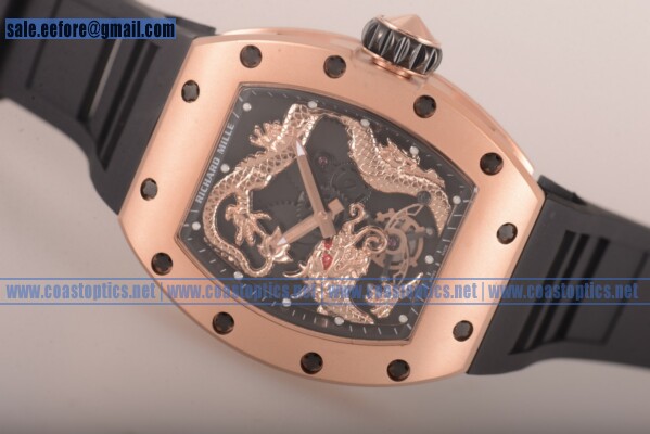 Richard Mille 1:1 Replica RM 057 Watch Rose Gold - Click Image to Close